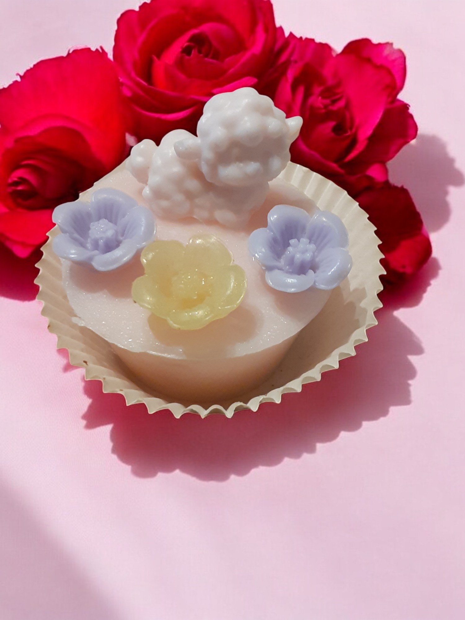 Cupcake met een Schaapje Zeepje (image for) Cupcake met een Schaapje Zeepje
