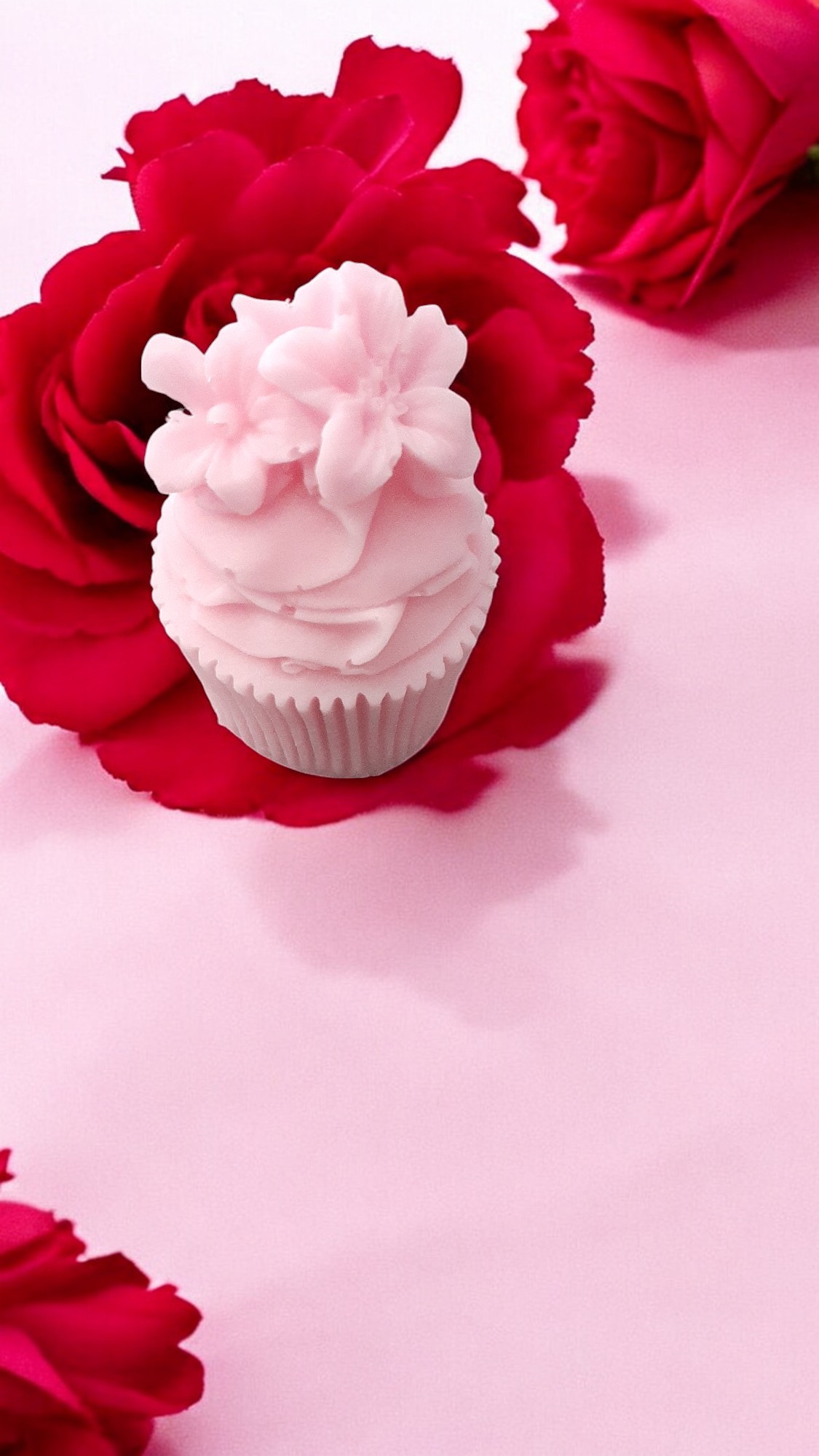 Cupcake met Orchidee Zeepje (image for) Cupcake met Orchidee Zeepje