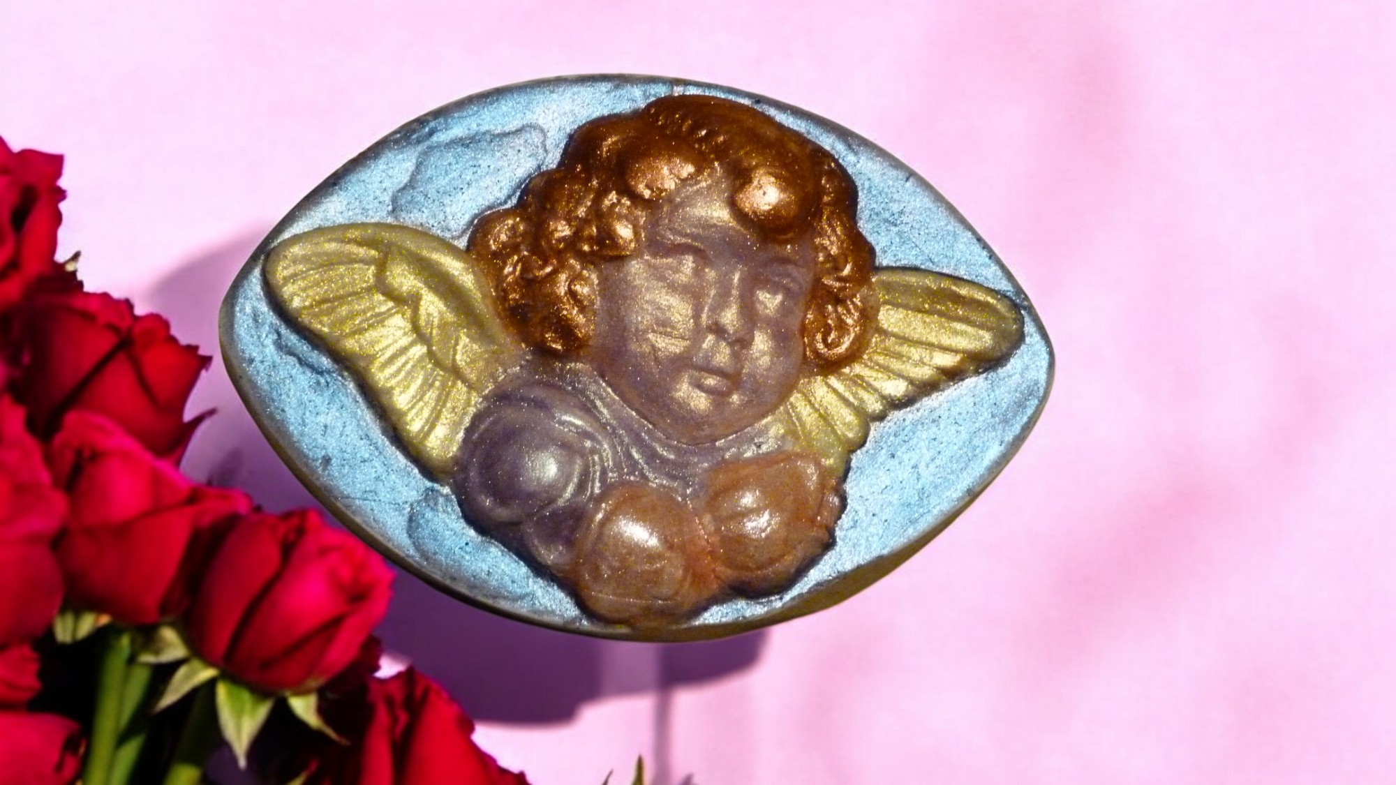 Camee met Engel Zeepje met Mica (image for) Camee met Engel Zeepje met Mica