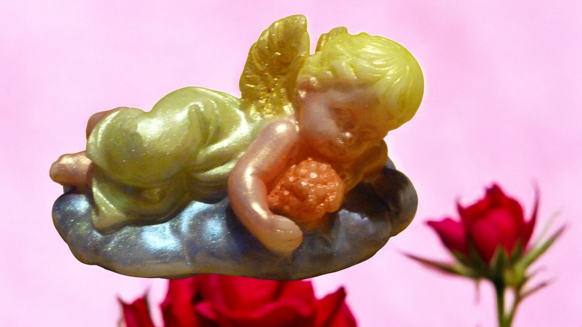 Engel op een Wolk Zeepje met Mica (image for) Engel op een Wolk Zeepje met Mica