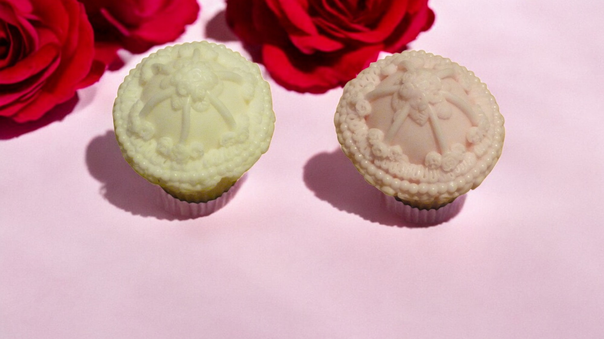 Cupcake Groot met Roosjes (image for) Cupcake Groot met Roosjes