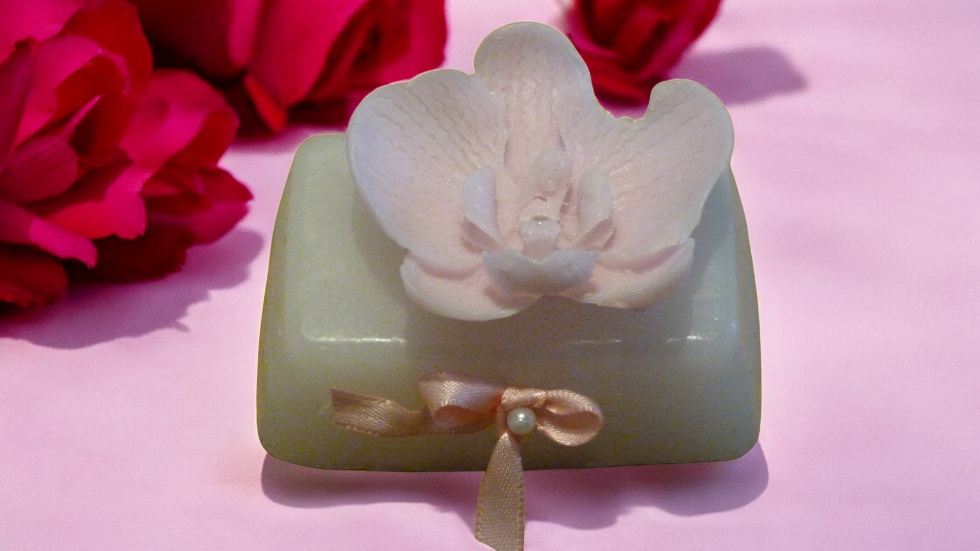 Orchidee op een Tablet Zeepje (image for) Orchidee op een Tablet Zeepje