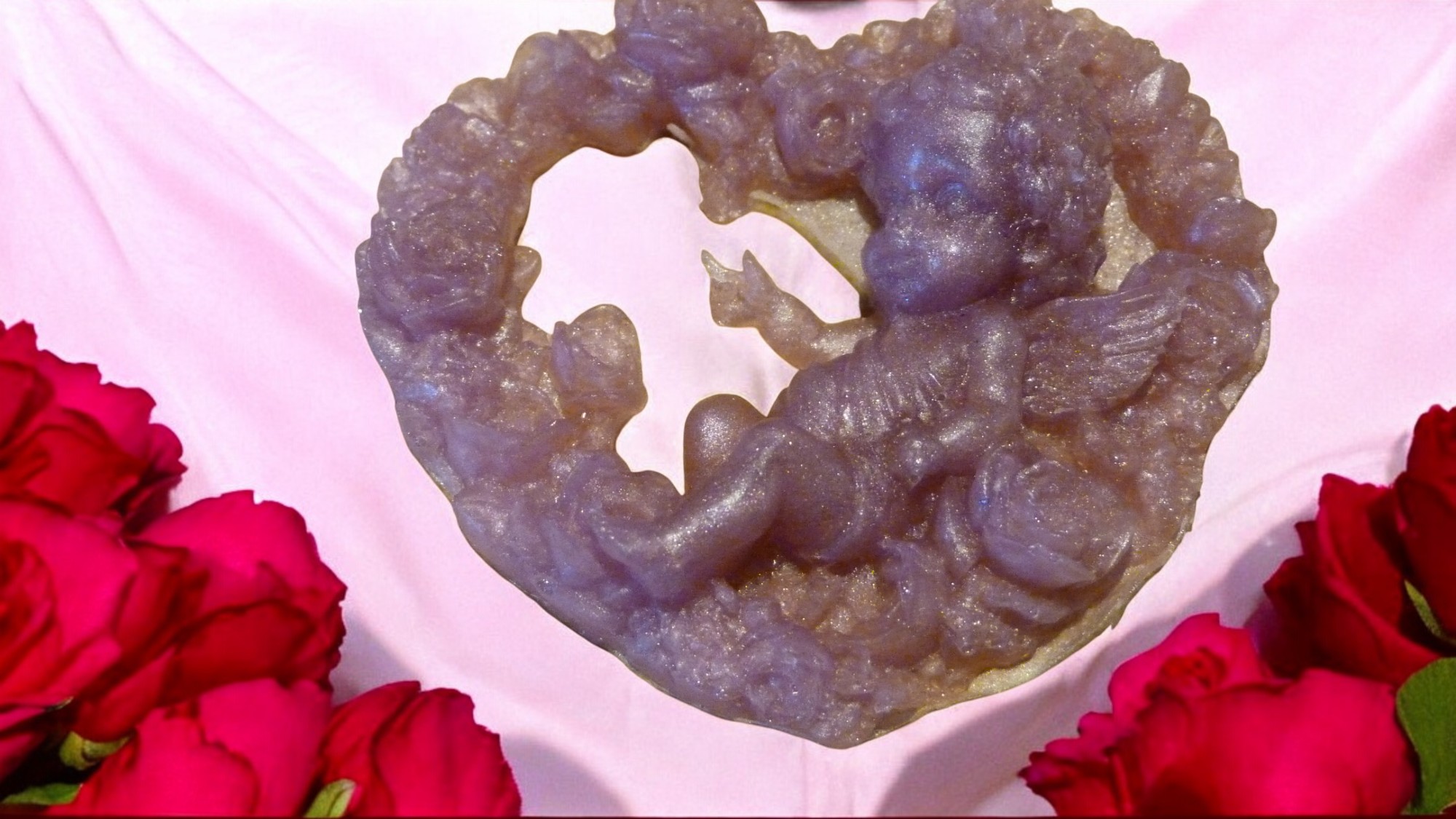 Engel in een Krans Plat Zeepje (image for) Engel in een Krans Plat Zeepje