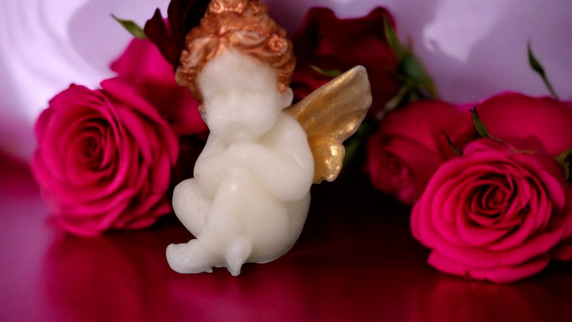 Engelen Meisje Zeepje met Mica (image for) Engelen Meisje Zeepje met Mica