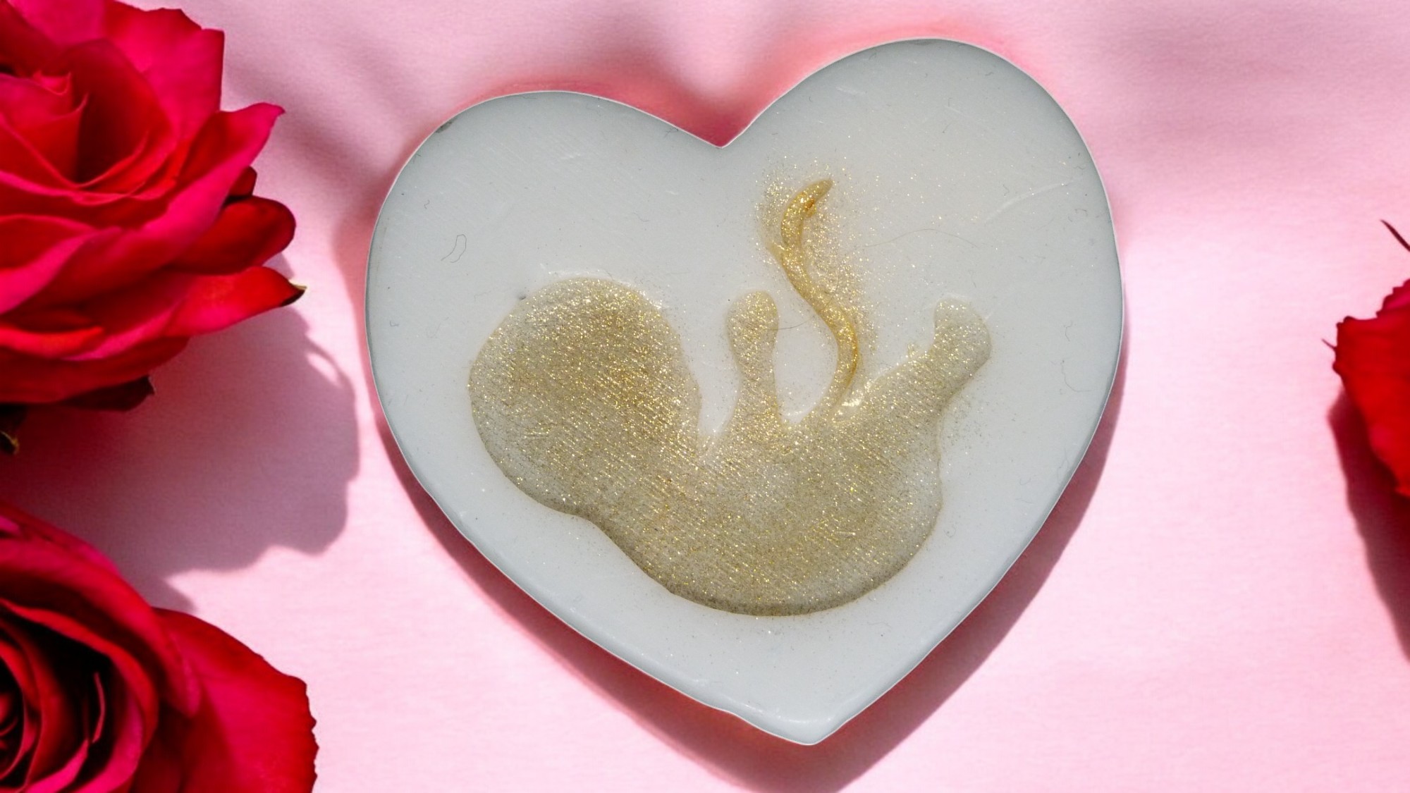 Baby in Hart Zeepje met Mica (image for) Baby in Hart Zeepje met Mica