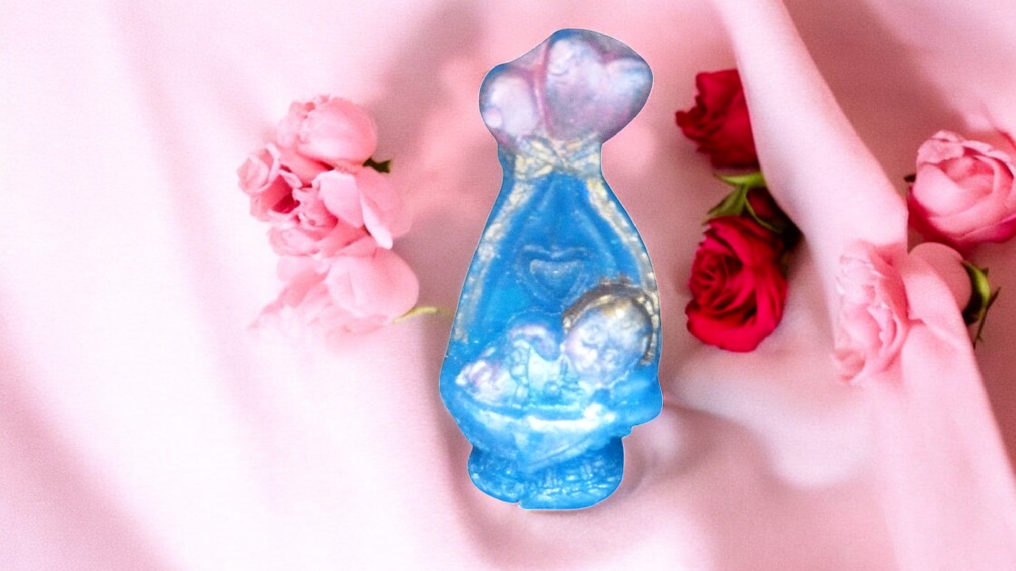 Baby in Wieg Zeepje met Mica Jongen (image for) Baby in Wieg Zeepje met Mica Jongen