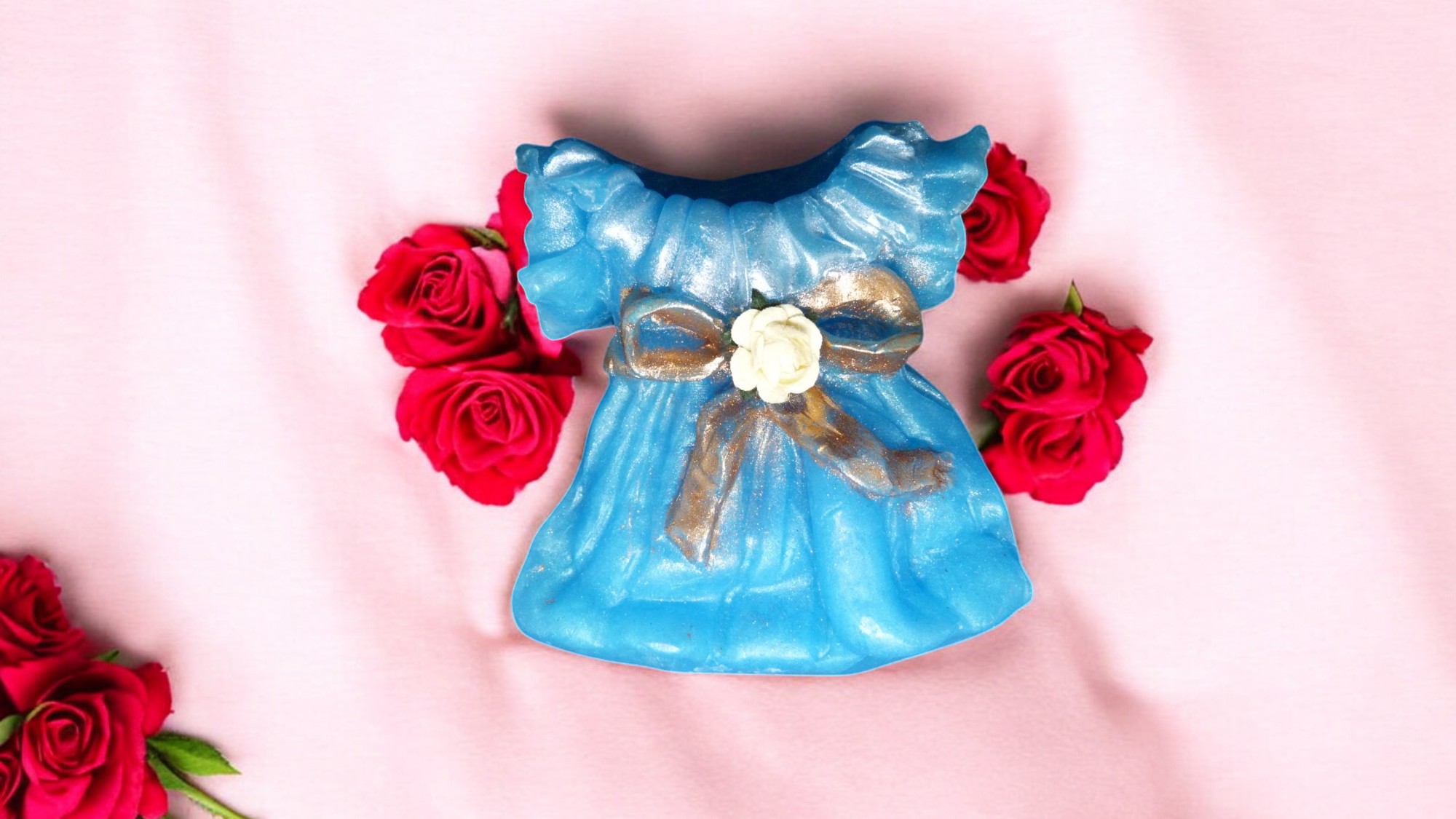 Baby Jurkje Zeepje met Mica Jongen (image for) Baby Jurkje Zeepje met Mica Jongen