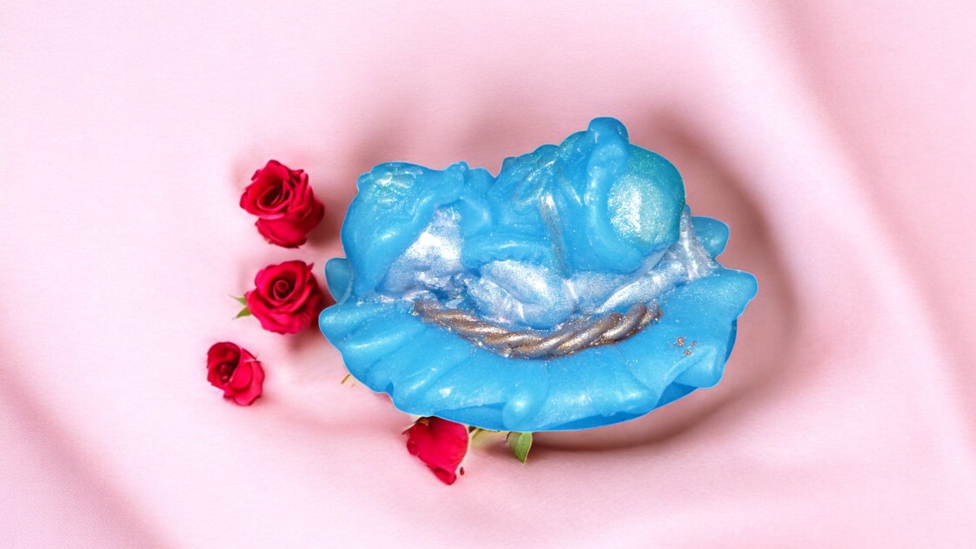 Baby op Kleed Zeepje met Mica Jongen (image for) Baby op Kleed Zeepje met Mica Jongen