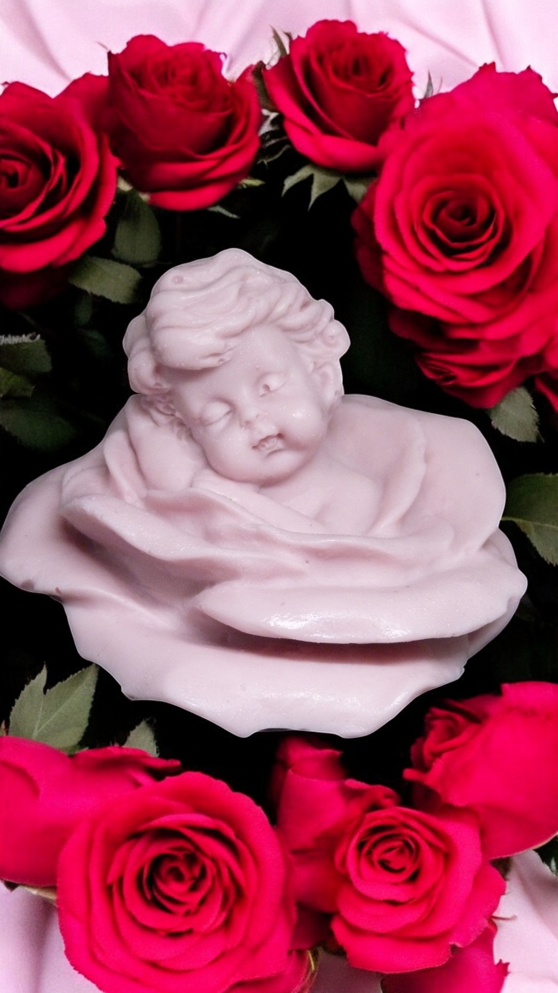 Engel in een Roos Zeepje Groot (image for) Engel in een Roos Zeepje Groot