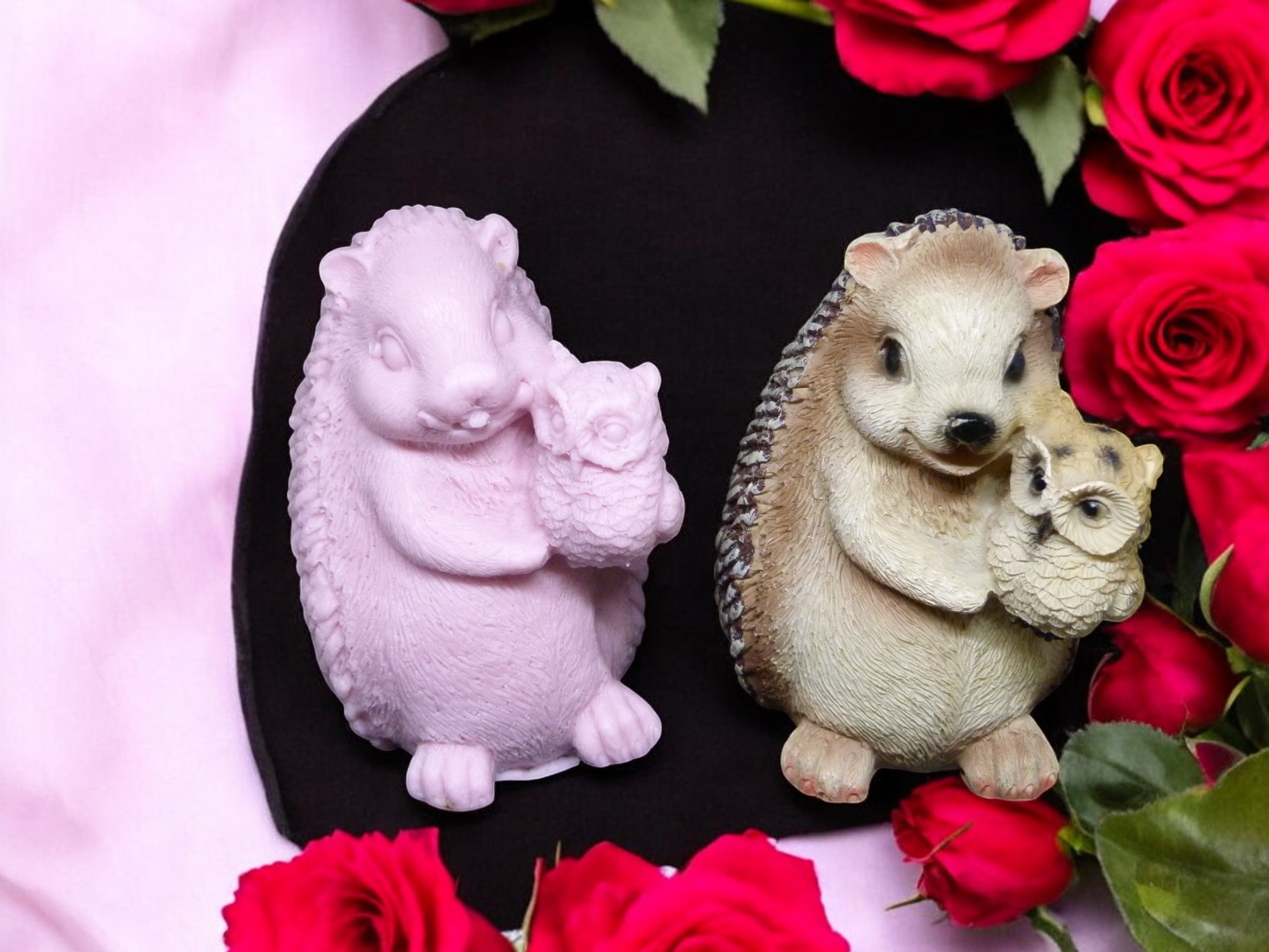 Egel met Uiltje Zeepje (eigen creatie) (image for) Egel met Uiltje Zeepje (eigen creatie)