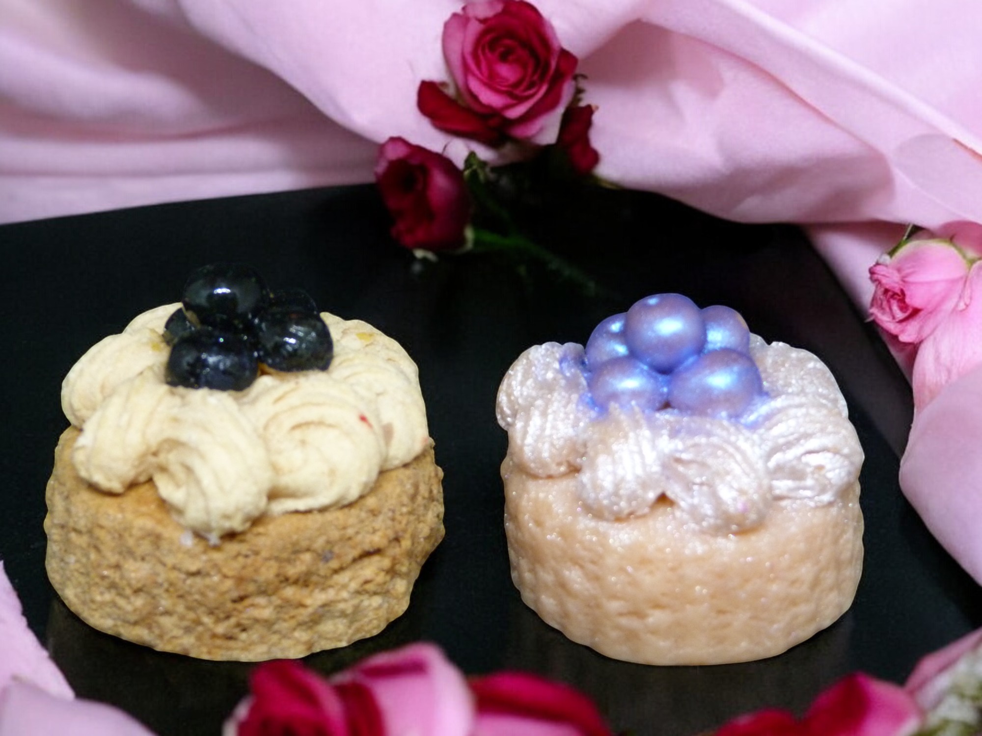 Petit Fou met Bessen Zeepje met Mica (eigen creatie) (image for) Petit Fou met Bessen Zeepje met Mica (eigen creatie)