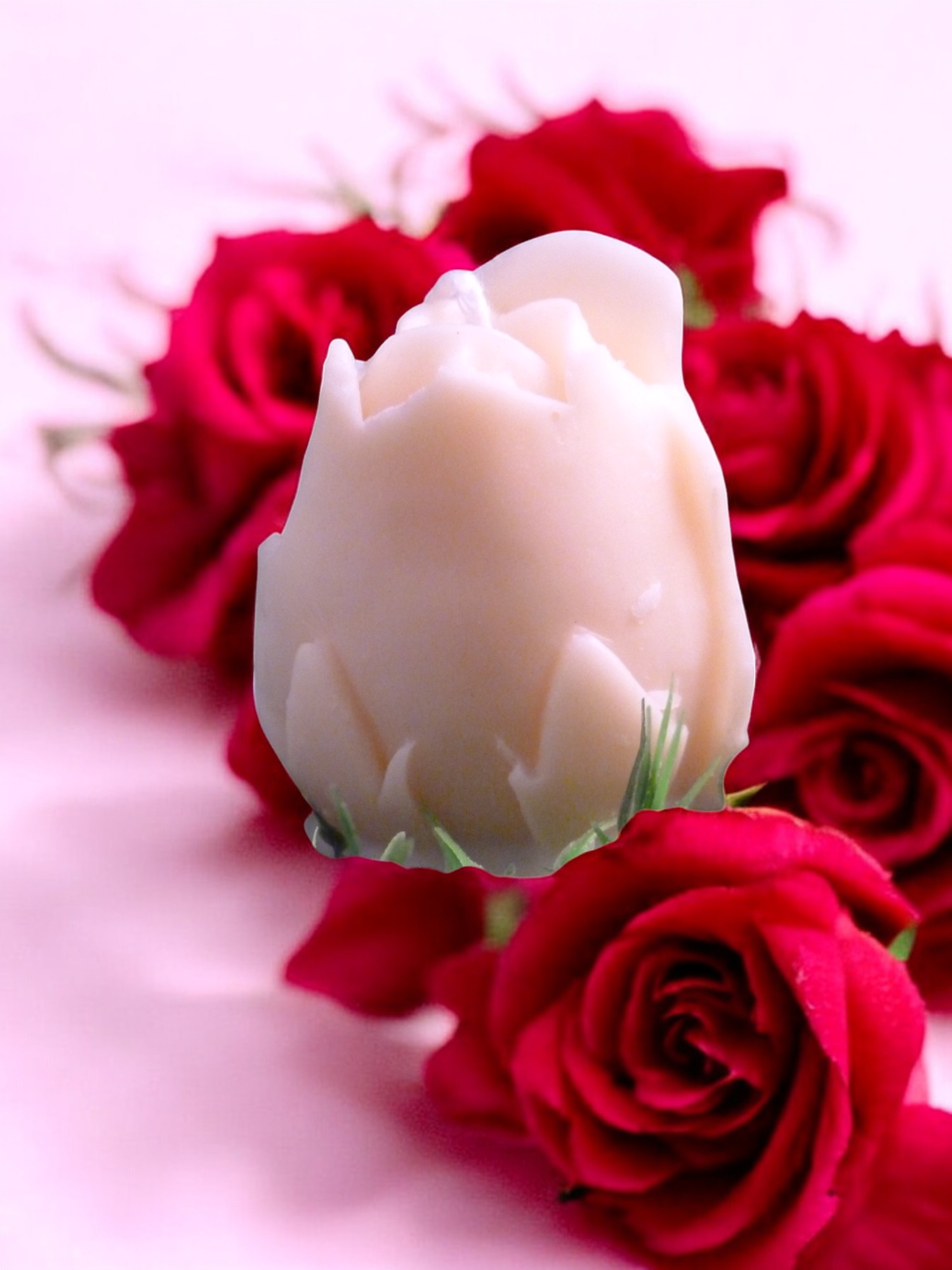 Rozen Knop Kaars (image for) Rozen Knop Kaars