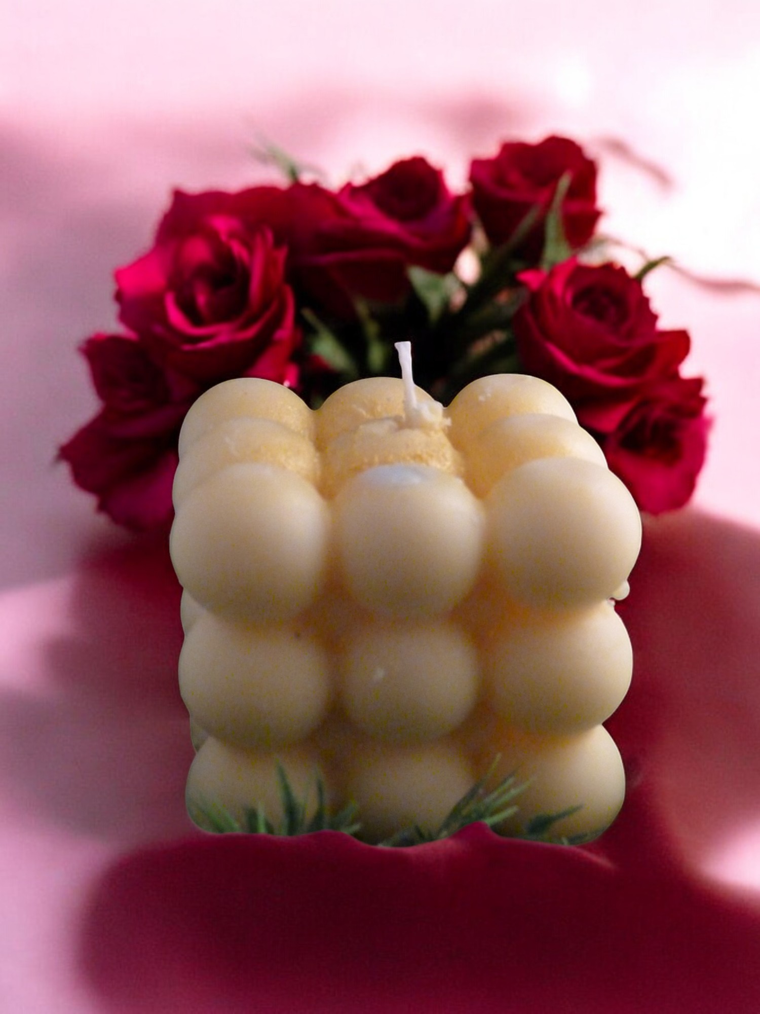 Grote Bubbel Kubus Kaars (image for) Grote Bubbel Kubus Kaars