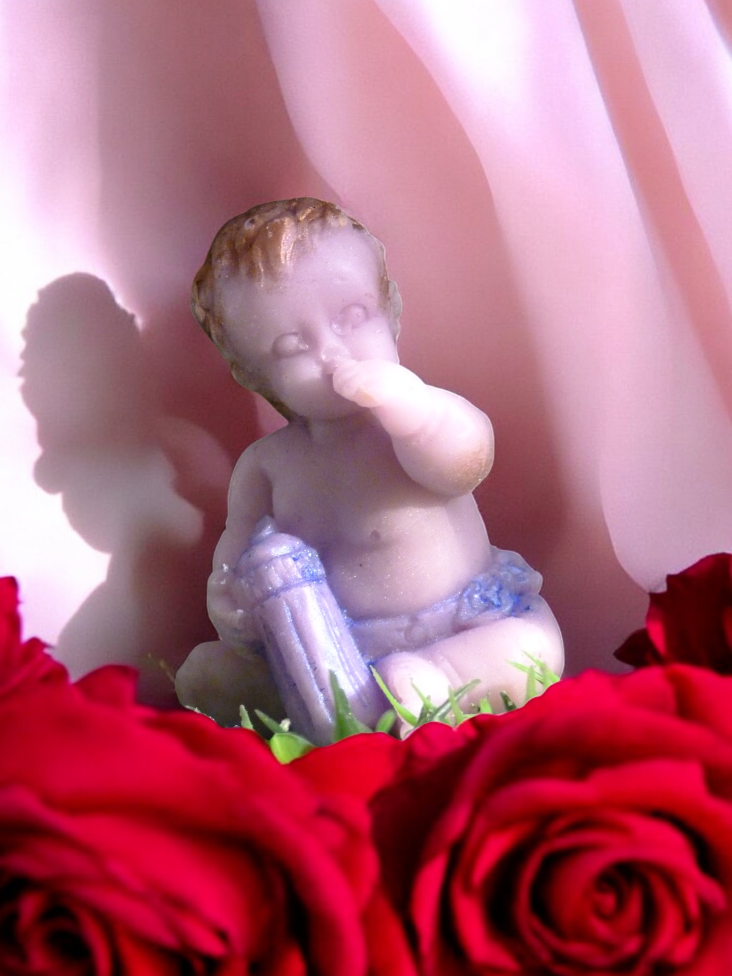 Baby met Flesje Zeepje met Mica (image for) Baby met Flesje Zeepje met Mica