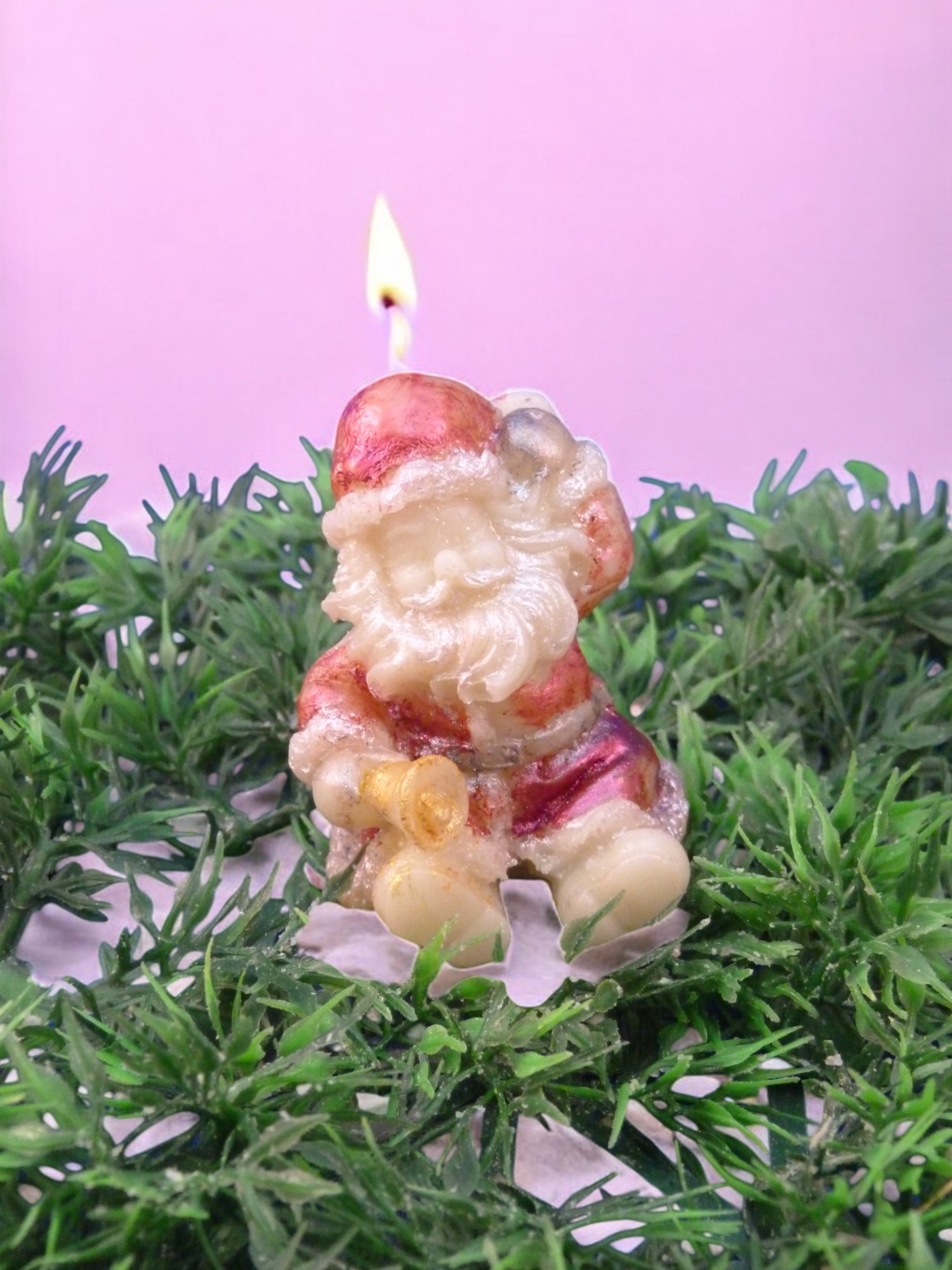 Kerstman 3D Zeepje met Mica (image for) Kerstman 3D Zeepje met Mica