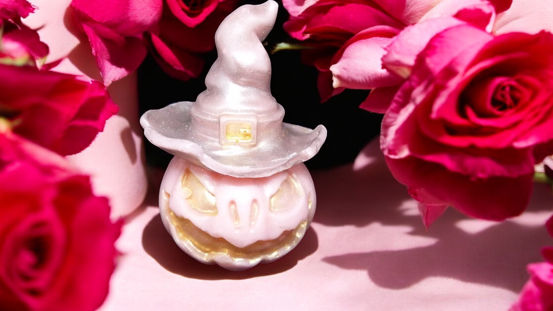 Pompoen met een Hoed Zeepje met Mica (image for) Pompoen met een Hoed Zeepje met Mica